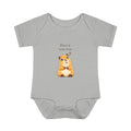 Curious Bashii Personalized Baby Bodysuit “Curious, Not Clueless” Back Print