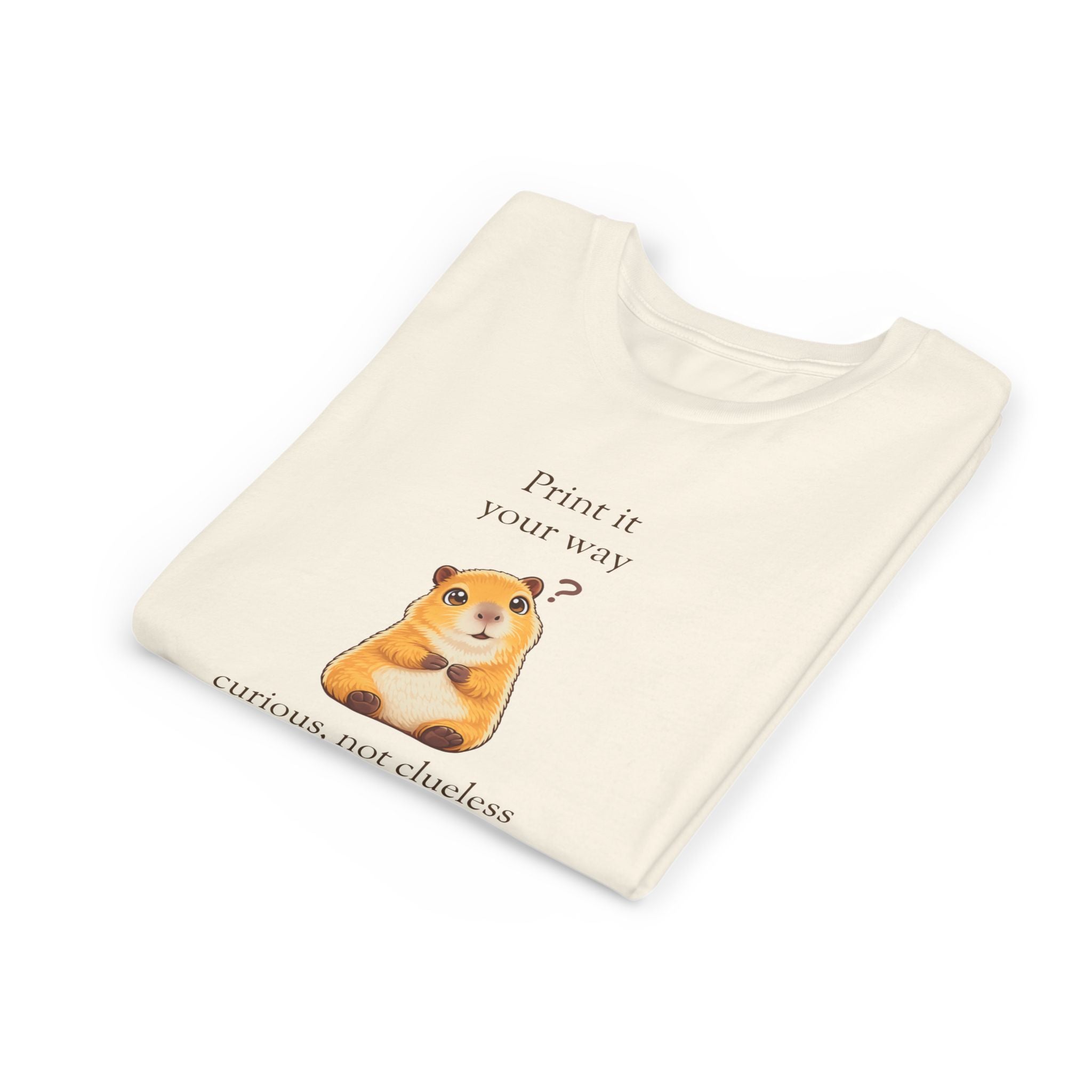 Curious Bashii Personalized Kids Tee — “Curious, Not Clueless” Youth Shirt