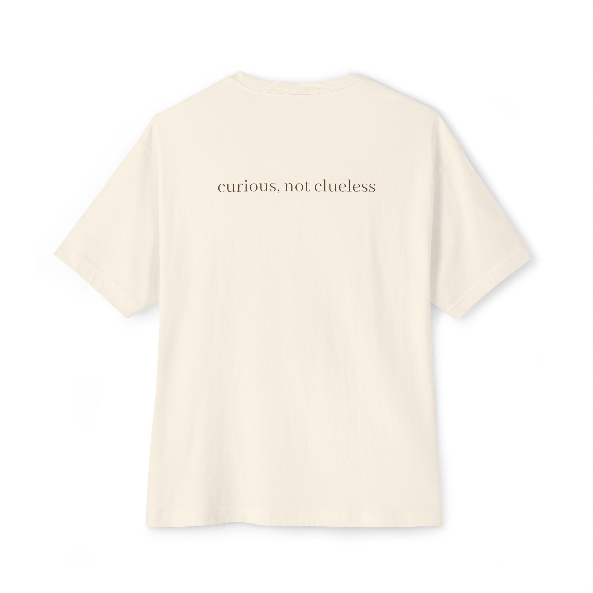 Curious Bashii Pocket Tee “Curious, Not Clueless” Unisex T-Shirt