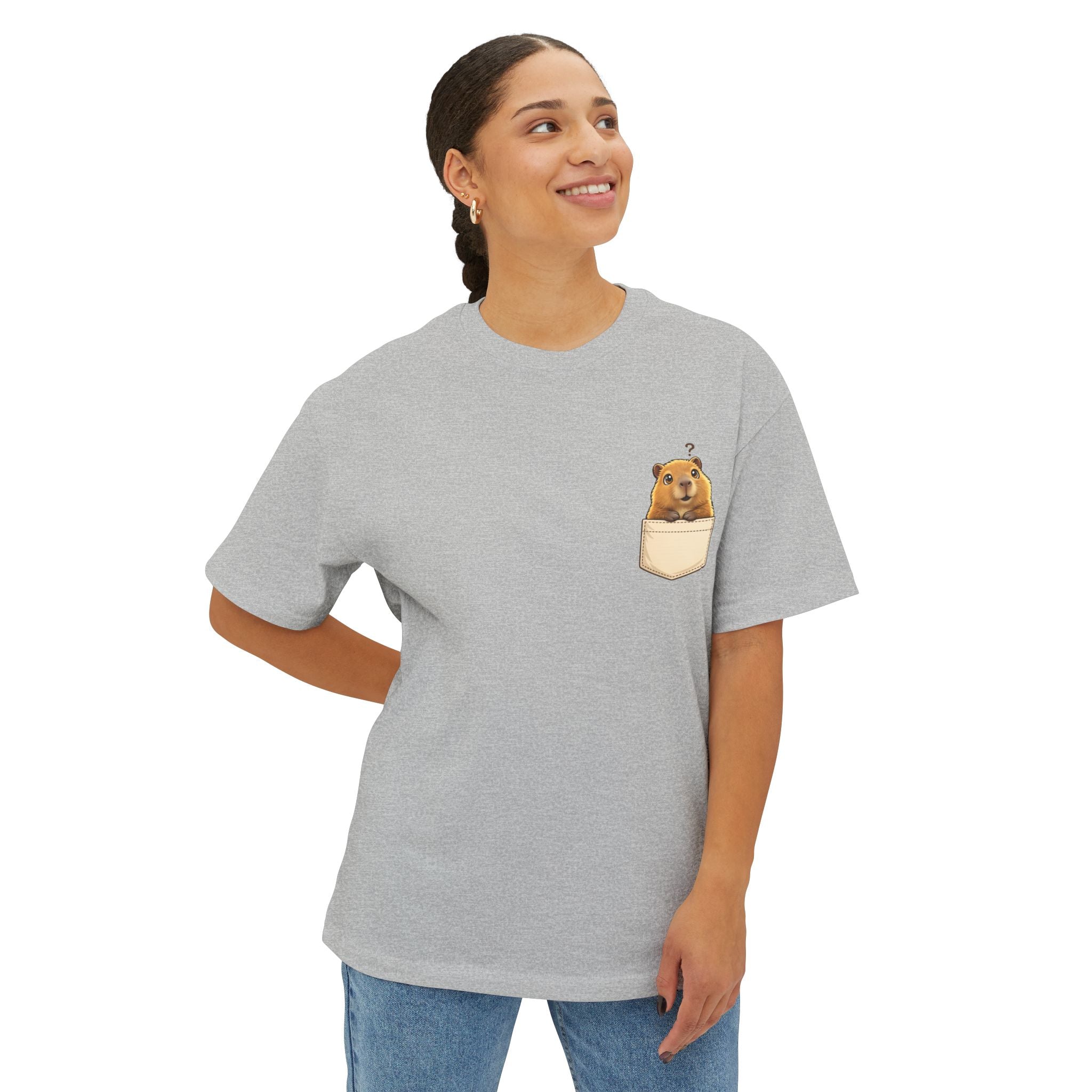 Curious Bashii Pocket Tee “Curious, Not Clueless” Unisex T-Shirt
