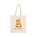 Meet Bashii Canvas Tote Double-Sided “Curious, Not Clueless” Heavyweight Cotton Bag