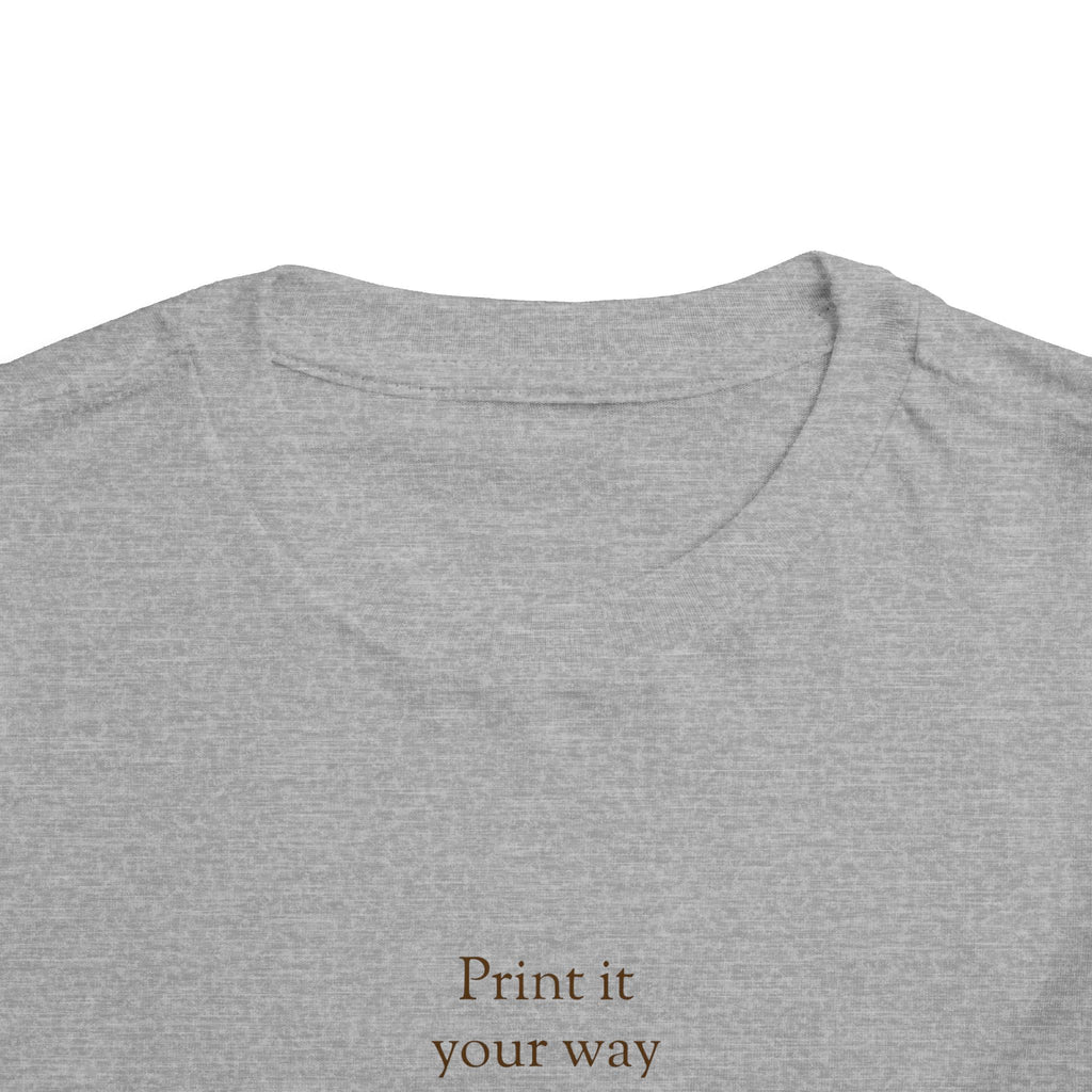 Curious Bashii Personalized Toddler Tee “Curious, Not Clueless”