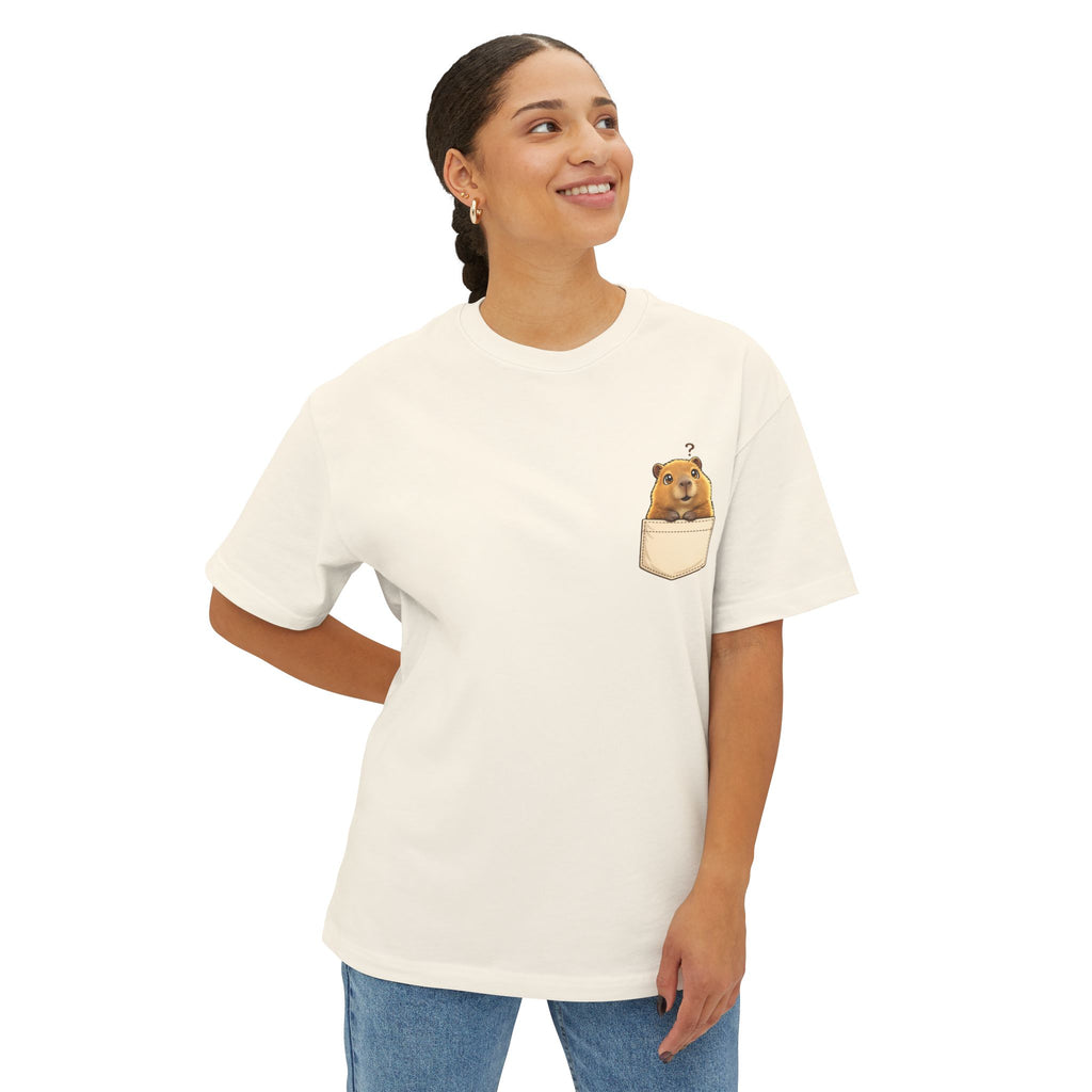 Curious Bashii Pocket Tee “Curious, Not Clueless” Unisex T-Shirt