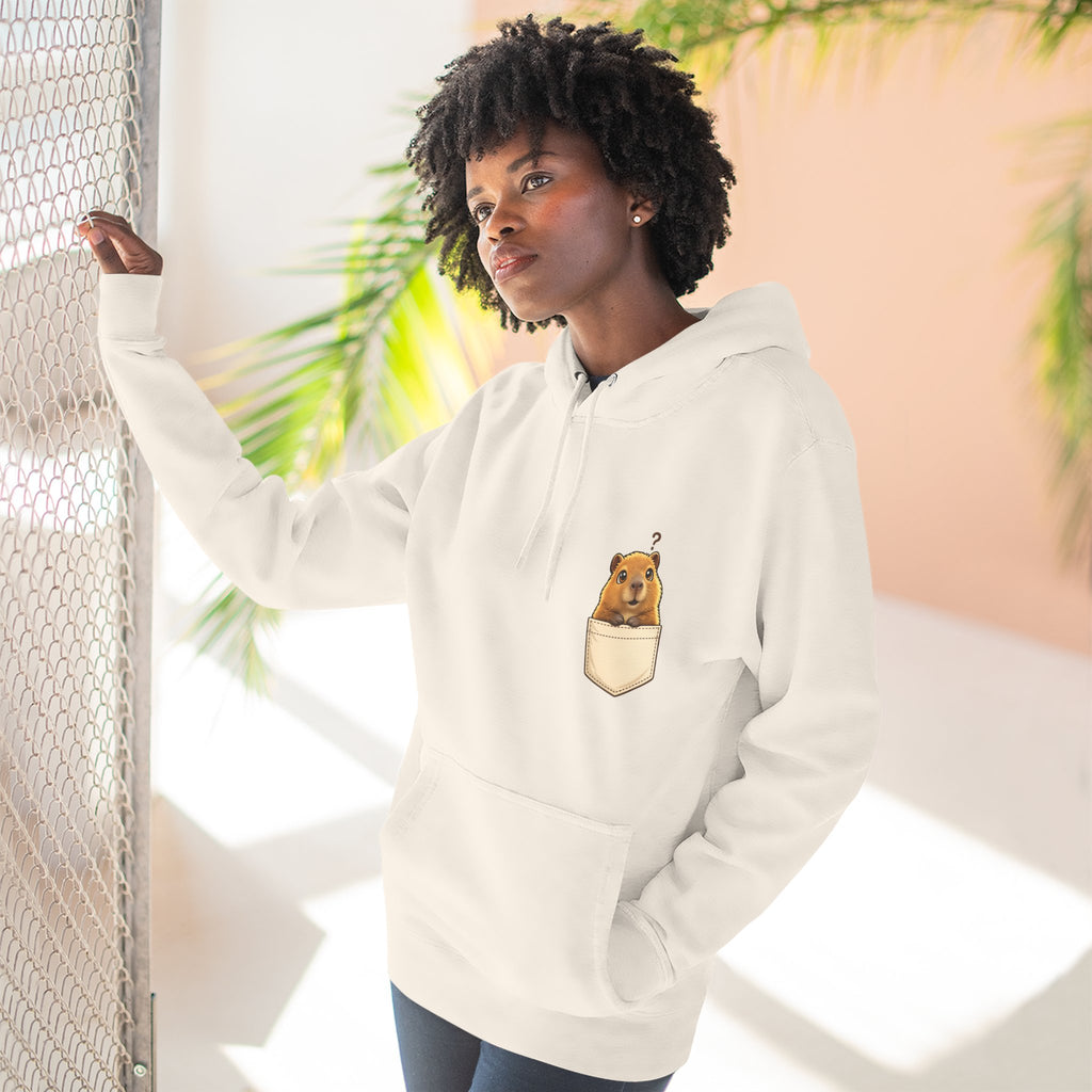 Curious Bashii Hoodie “Curious, Not Clueless” Unisex Fleece