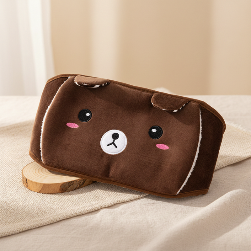 Styled brown bear waist band