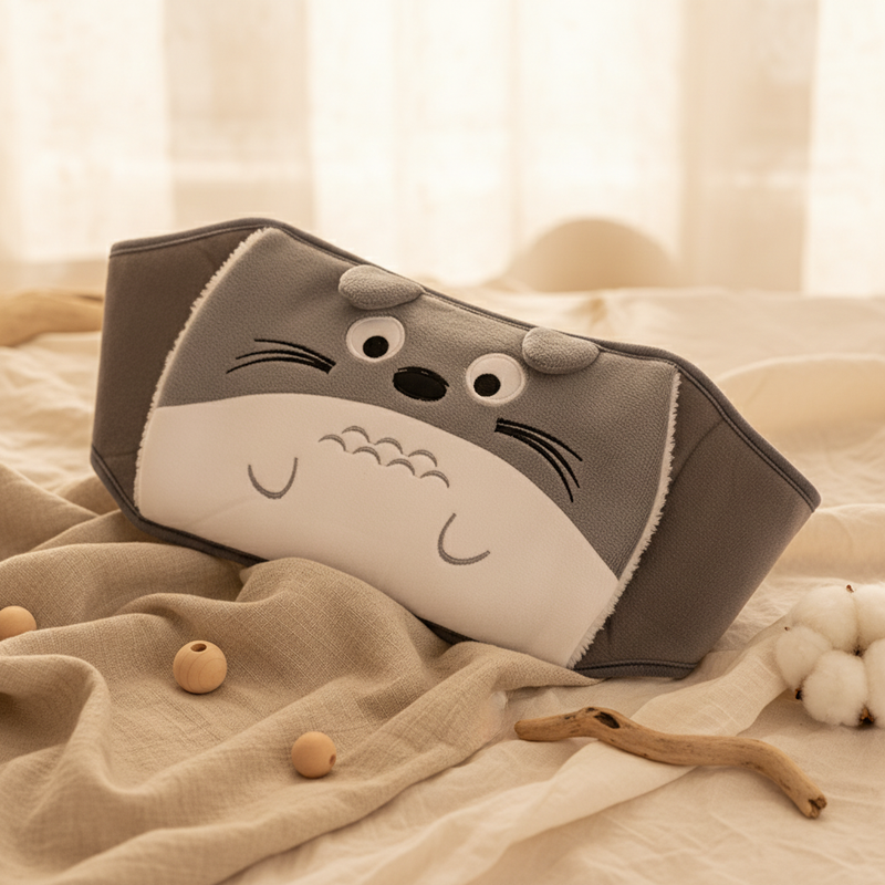 Styled chinchilla waist band